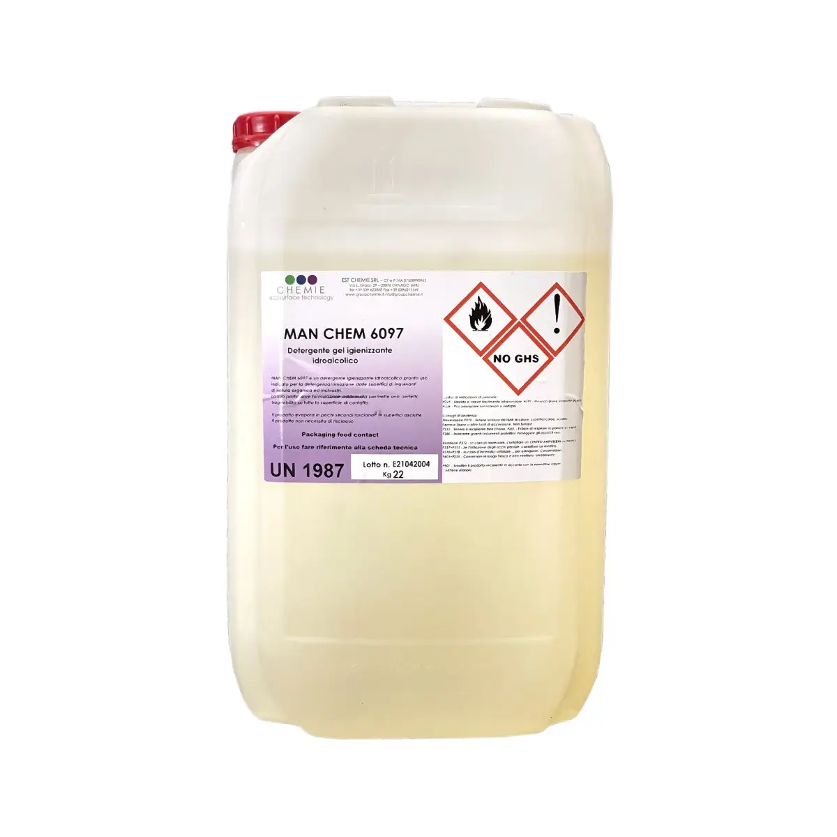  Detergente igienizzante idroalcolico MAN CHEM 6097