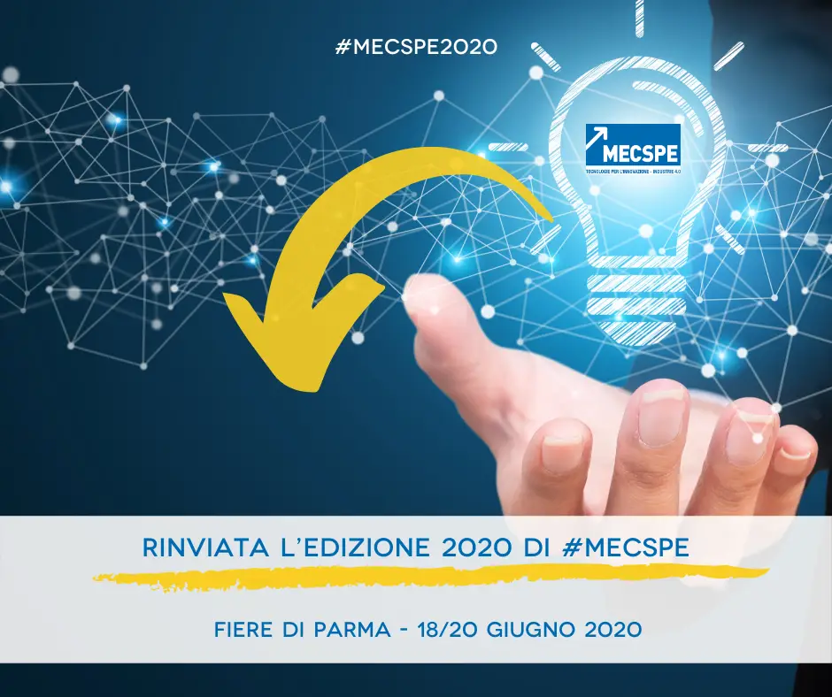 MECSPE RINVIATO